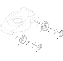 sp536-es mountfield-petrol-rotary-mowers part diagram