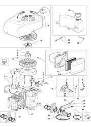sp536-rm55-160cc-ohv bq-machines part diagram
