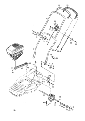 sp550 mountfield-petrol-rotary-mowers part diagram