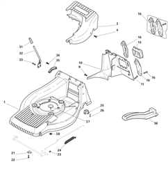 sp555-honda-gcv160 bq-machines part diagram
