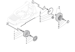 sp555-honda-gcv160 bq-machines part diagram