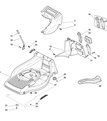 sp555 mountfield-petrol-rotary-mowers part diagram