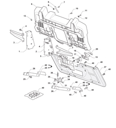 t30m-series-7500-432cc bq-machines part diagram