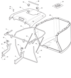 t30m-series-7500-432cc bq-machines part diagram