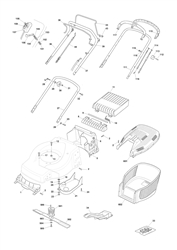 collector-46s stiga-petrol-lawnmowers part diagram