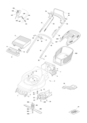 collector-53s stiga-petrol-lawnmowers part diagram