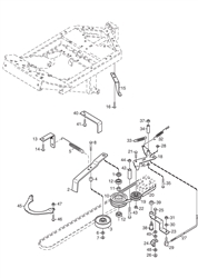comfort16 stiga-front-deck-riders part diagram