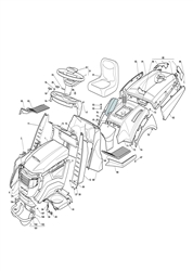 estate-royal-19 tractors part diagram
