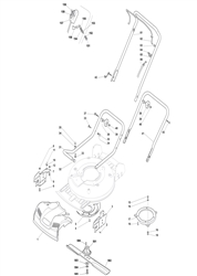 multi-clip-50-euro stiga-petrol-lawnmowers part diagram