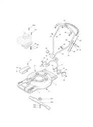 multi-clip-51s stiga-petrol-lawnmowers part diagram