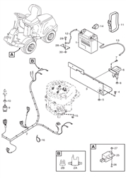 park-compact-16 stiga-front-deck-riders part diagram