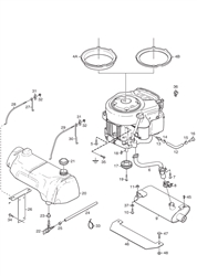 park-pr020 stiga-front-deck-riders part diagram