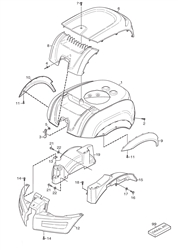 park-pro16 stiga-front-deck-riders part diagram
