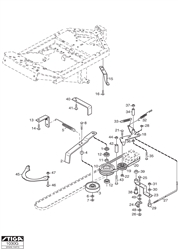 park-ranger stiga-front-deck-riders part diagram