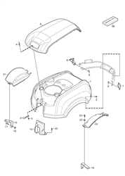 park-royal stiga-front-deck-riders part diagram