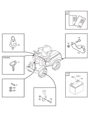 park-royal stiga-front-deck-riders part diagram