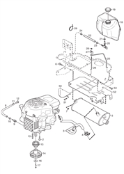 park-royal stiga-front-deck-riders part diagram