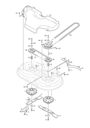primo stiga-front-deck-riders part diagram