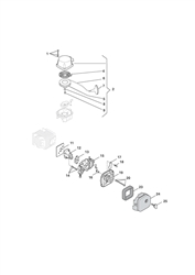 sh160 stiga-hedge-trimmers part diagram