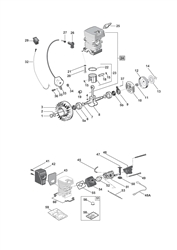 sp370 chainsaws part diagram