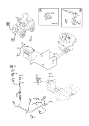 villa-14-hst stiga-front-deck-riders part diagram