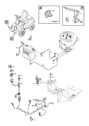 villa-14-hst stiga-front-deck-riders part diagram