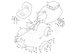 villa-14-hst stiga-front-deck-riders part diagram