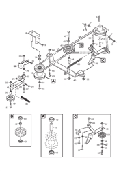 villa-14-hst stiga-front-deck-riders part diagram
