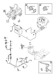 villa-14-hst stiga-front-deck-riders part diagram