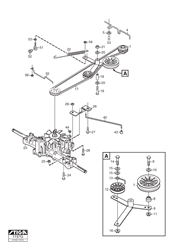 villa-14-hst stiga-front-deck-riders part diagram