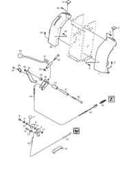 villa-14-hst stiga-front-deck-riders part diagram