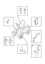 villa-14-hst stiga-front-deck-riders part diagram