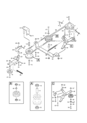 villa-14-hst stiga-front-deck-riders part diagram