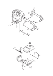 villa-14-hst stiga-front-deck-riders part diagram