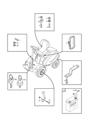 villa-14-hst stiga-front-deck-riders part diagram
