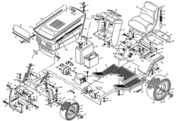 1996-t-1000 tractors-pre-year part diagram