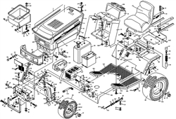 1996-t-1000 tractors-pre-year part diagram