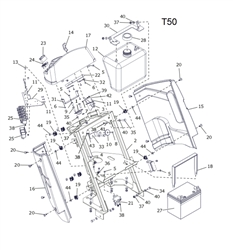 2016-st-series-lawn 2016-st-series-lawn part diagram