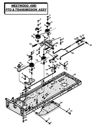t-series-4wd-bs four-4wd-wheel-drive part diagram