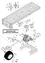 t-series-4wd-kawasaki four-4wd-wheel-drive part diagram