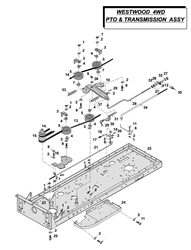 t-series-4wd-kawasaki four-4wd-wheel-drive part diagram