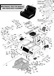 t-series-4wd-kawasaki four-4wd-wheel-drive part diagram