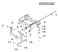 t-series-4wd-kawasaki four-4wd-wheel-drive part diagram
