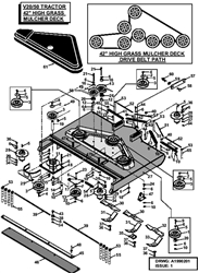 v2050-tractor-2002-2004 v-series-lawn-tractors part diagram