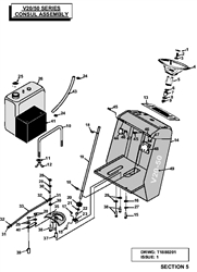 v2050-tractor-2002-2004 v-series-lawn-tractors part diagram
