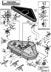v2050-tractor-2002-2004 v-series-lawn-tractors part diagram