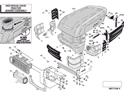 v2050-tractor-2004-2006 v-series-lawn-tractors part diagram