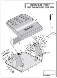 v2050-tractor-2004-2006 v-series-lawn-tractors part diagram