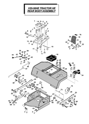 v25-50he-2011-tractor v-series-lawn-tractors part diagram