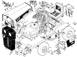 westwood-1984-86-lawn tractors-pre-year part diagram
